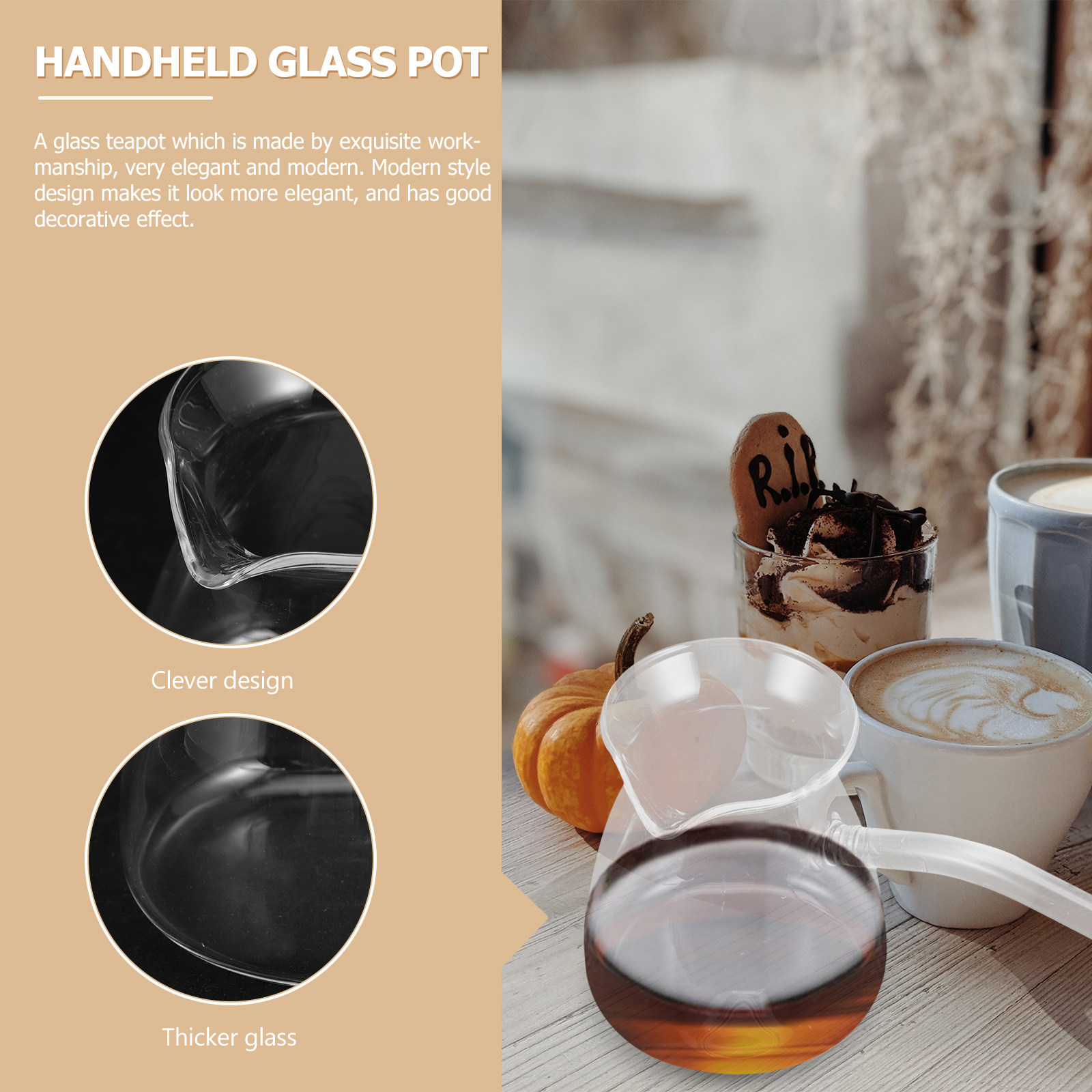 Household Thickened Glass Tea  - đánh giá và giá Tea And Coffee Kettle