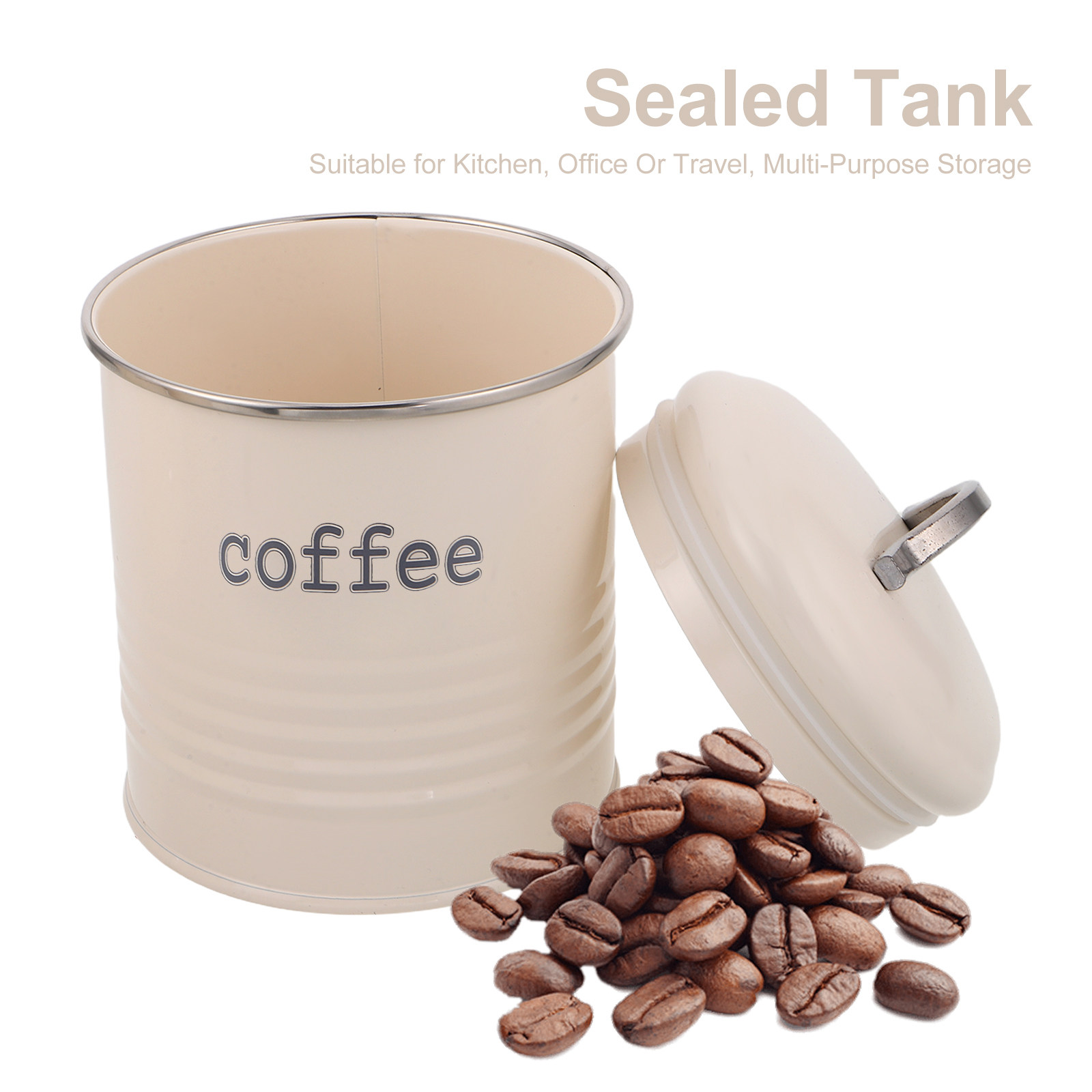 3Pcs Sealed Coffee Bean Contai - đánh giá và giá Tea Coffee Sugar Container
