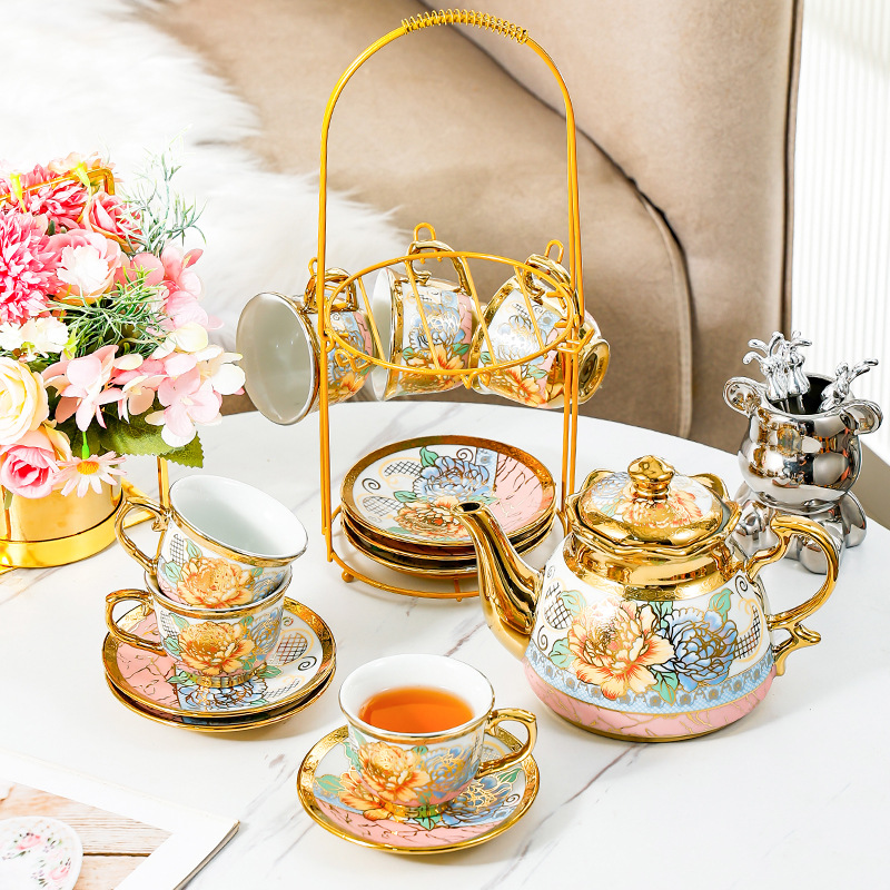 14 Piece Set Household Europea - đánh giá và giá Coffee Tea English